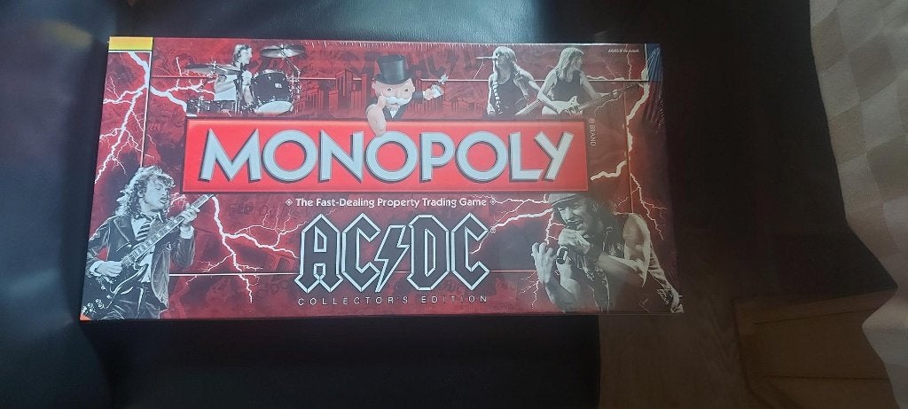 bordspel seal Monopoly ACDC Monopolie muziek USAOPOLY, Een of twee spelers, Ophalen of Verzenden, Nieuw, Monopoly