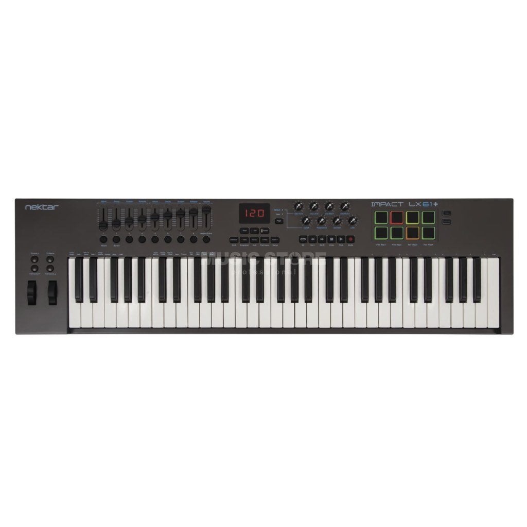 Nektar Impact lx61+, Muziek en Instrumenten, Keyboards, 61 toetsen, Midi-aansluiting, Zo goed als nieuw, Ophalen