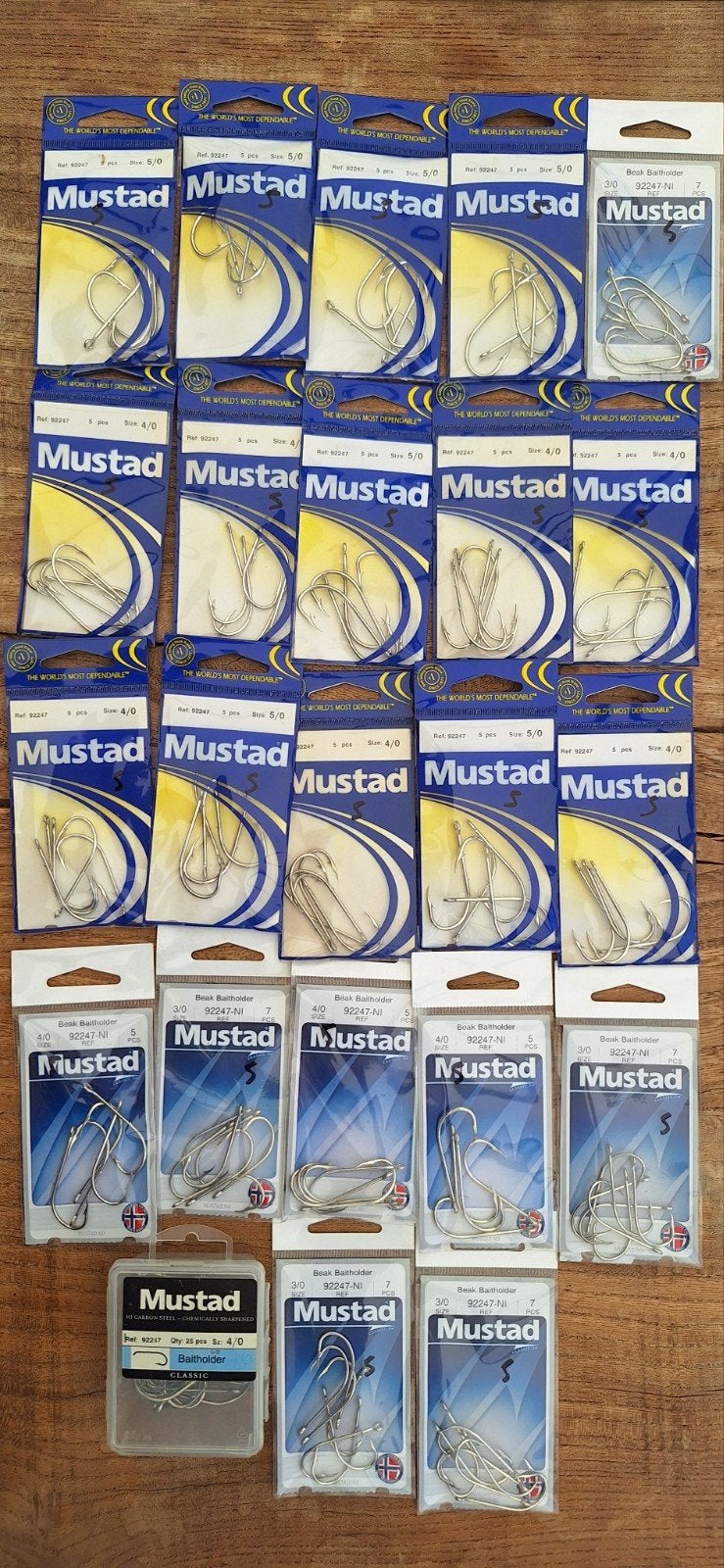 Mustad baitholder haken., Sports nautiques & Bateaux, Pêche à la ligne | Pêche en mer, Enlèvement ou Envoi