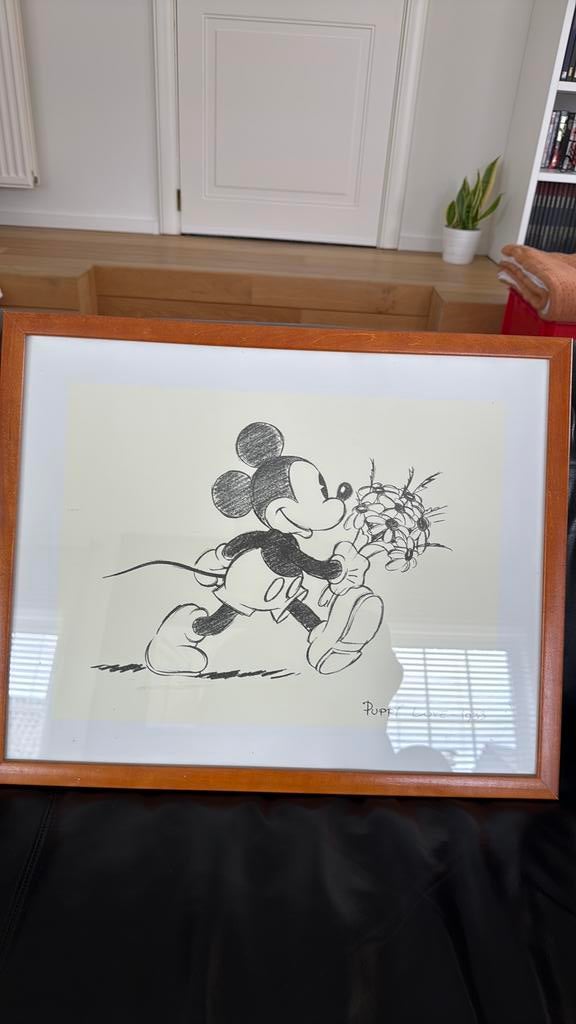 Vintage Puppy Love 1933 Mickey Mouse, Antiek en Kunst, Ophalen of Verzenden