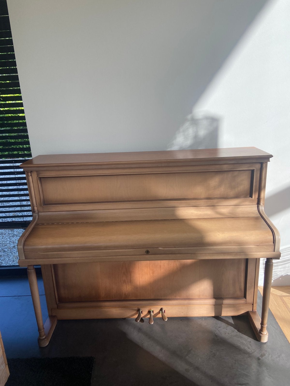 Rippen Piano Romance, Muziek en Instrumenten, Piano's, Ophalen, Gebruikt, Bruin, Piano
