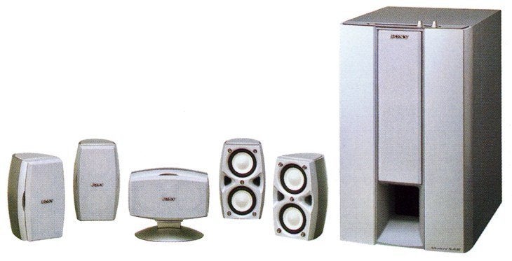 Philips 5.1 Cinema Surround luidspreker set, TV, Hi-fi & Vidéo, Enlèvement, Comme neuf, Système 5.1, Philips