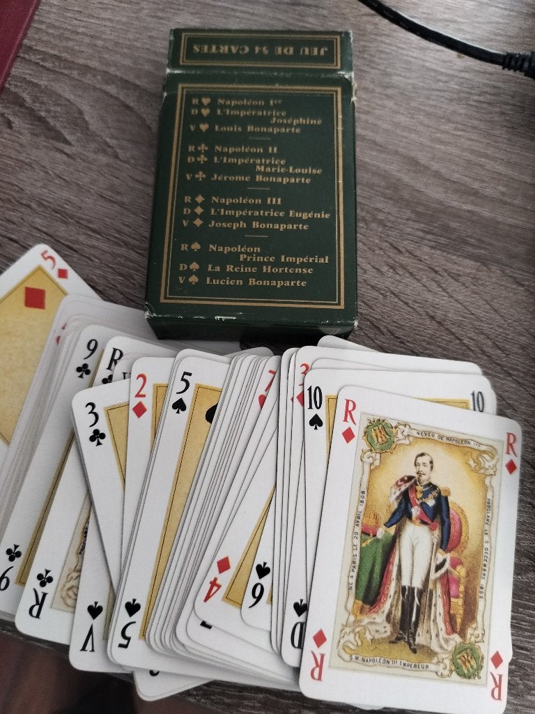 Napoleon kaartspel – Jeu de 54 cartes – historisch thema, Ophalen of Verzenden, Zo goed als nieuw
