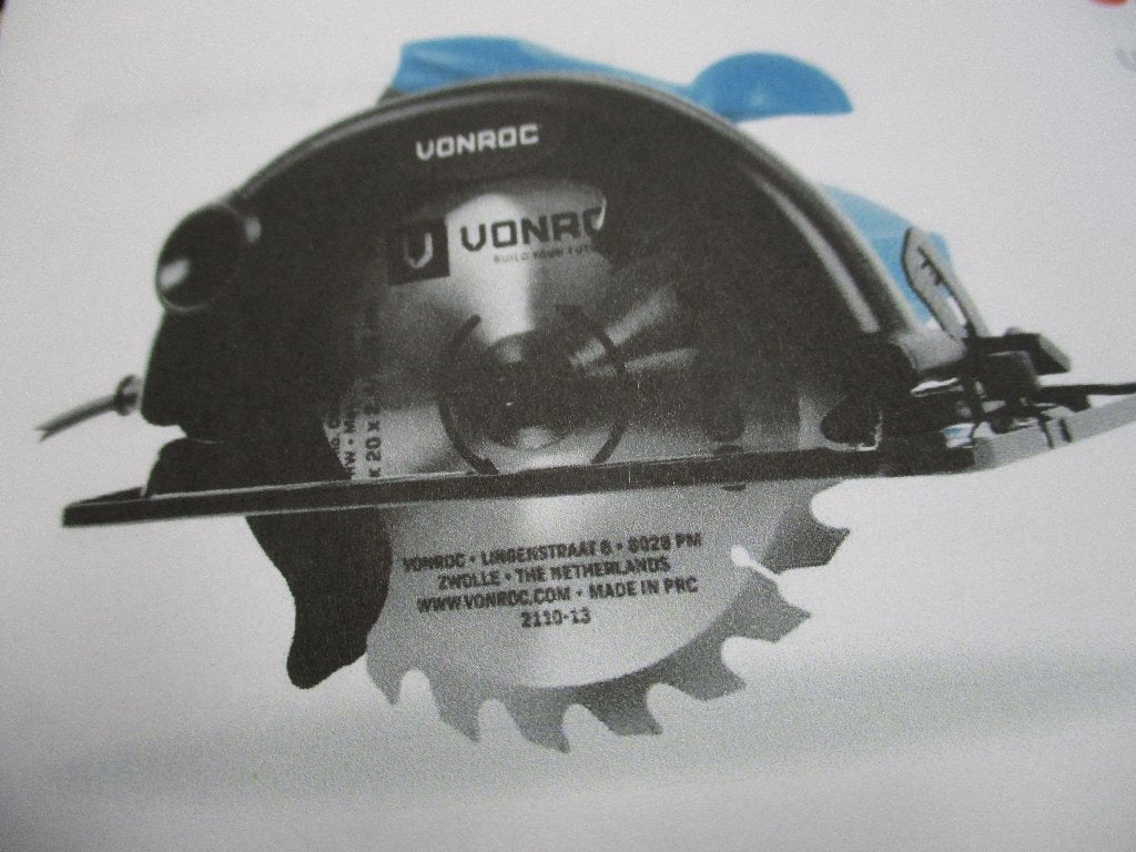 cirkelzaagmachine, Bricolage & Construction, Neuf, 600 à 1200 watts, 30 à 70 mm, Vonroc