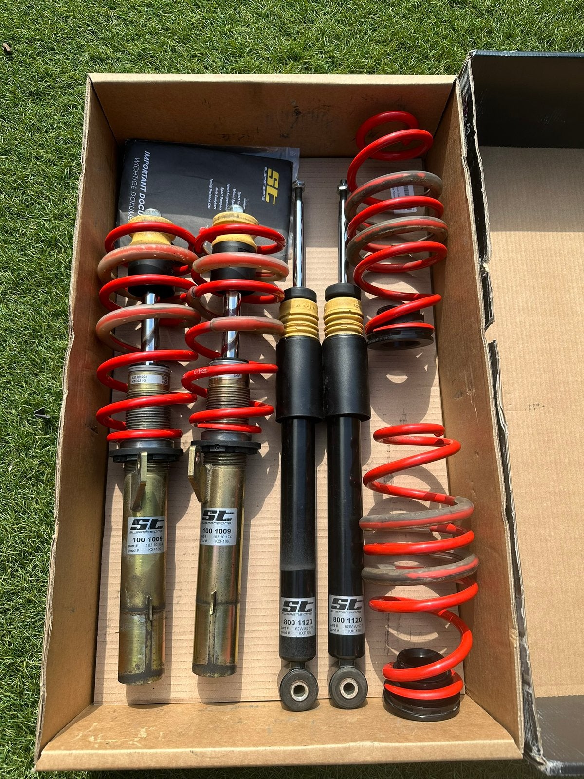 KW ST-XA Coilover set voor VW Golf 7, Audi a3, Skoda Octavia, Auto-onderdelen, Ophalen, Gebruikt, Universele onderdelen