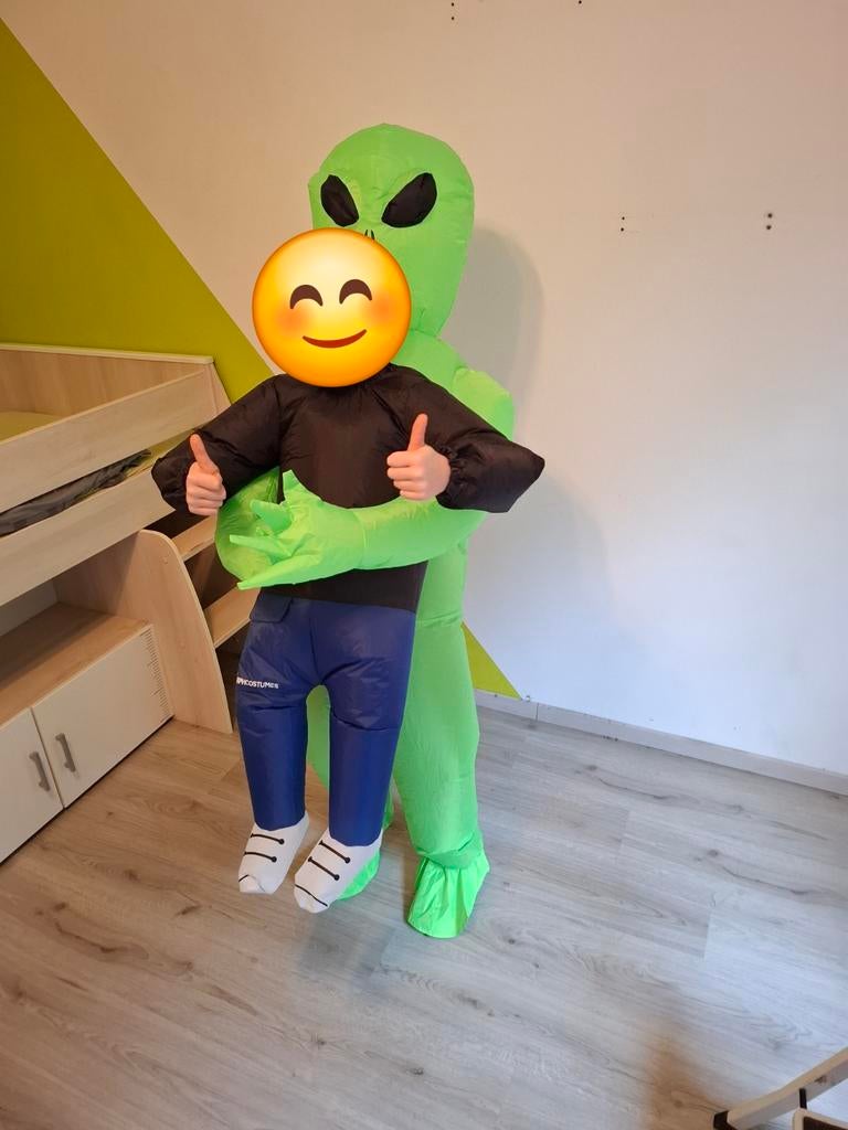 Alien ontvoering karnavalspak, Kinderen en Baby's, Carnavalskleding en Verkleedspullen, Ophalen