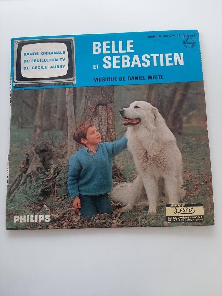 Vinyl 45trs- belle et Sébastien- b.o. feuilleton tv, Enlèvement ou Envoi, Utilisé