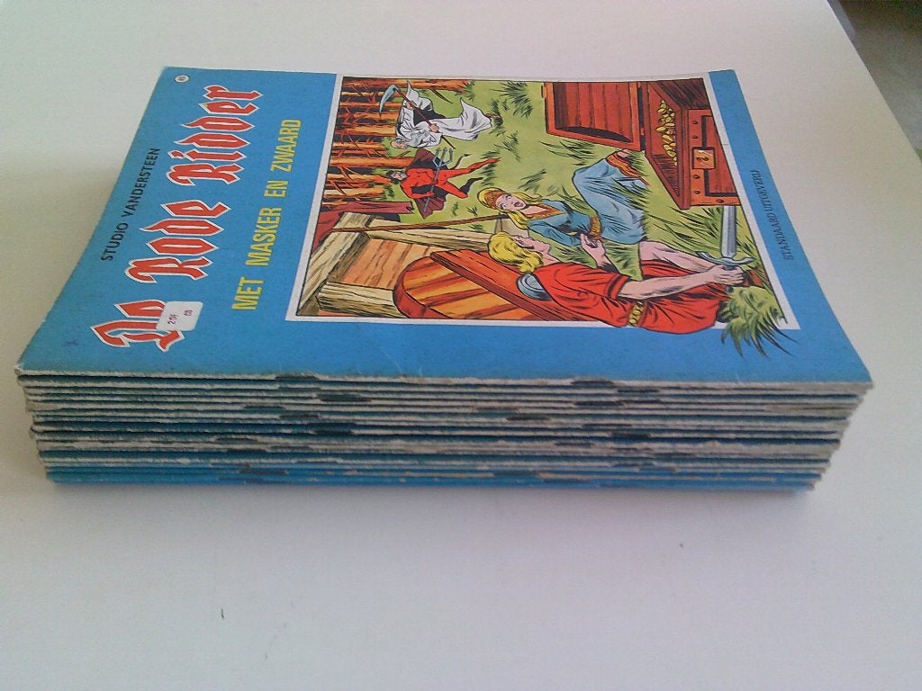 16 strips van De Rode Ridder in EERSTE druk ., Ophalen of Verzenden