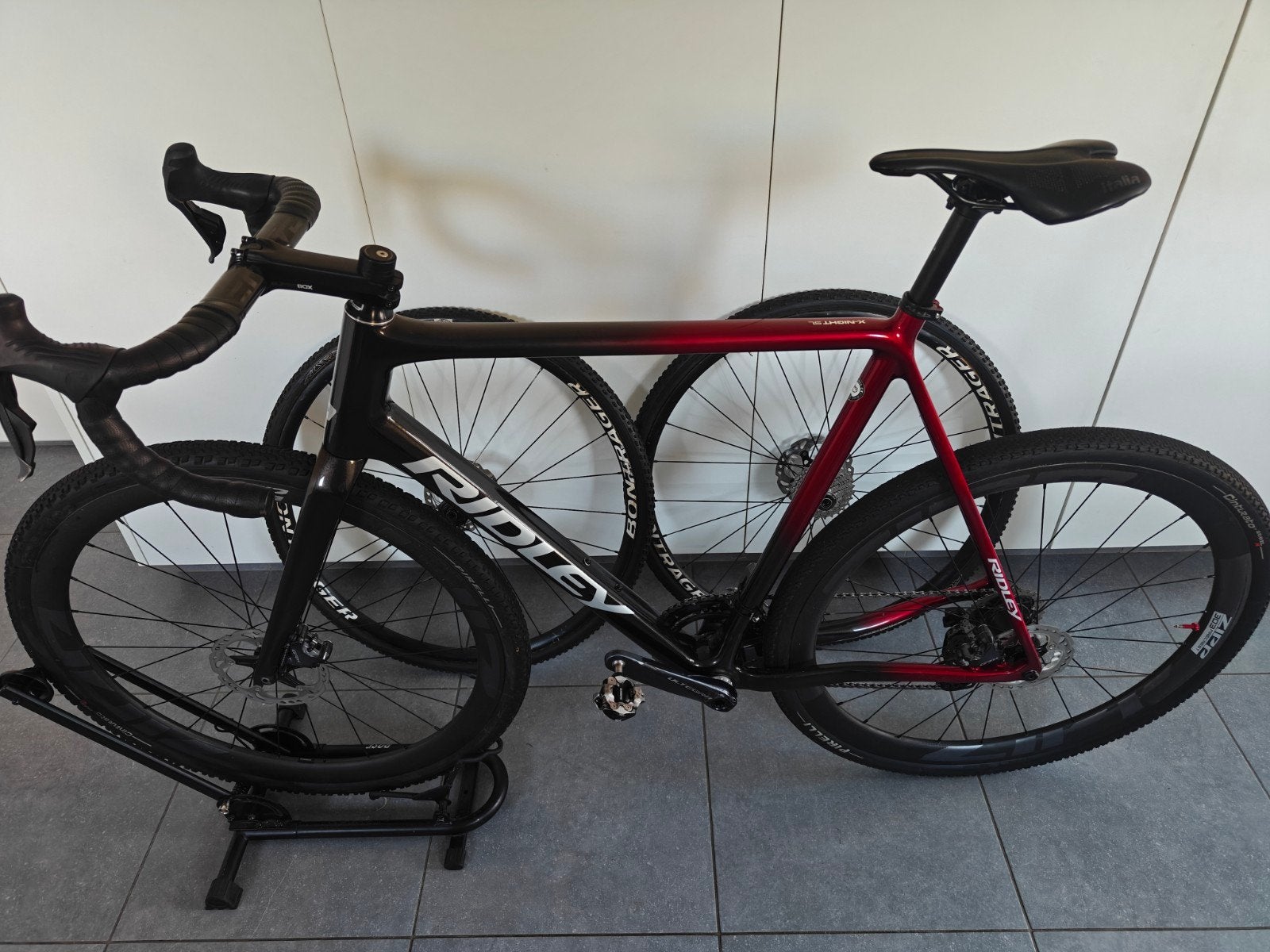 combinatie cyclocross gravel ridley x-night sl 11 speed di2, Ophalen, Carbon