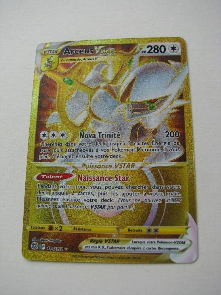 Carteb Pokémon Arceus Vstar, Envoi, Neuf