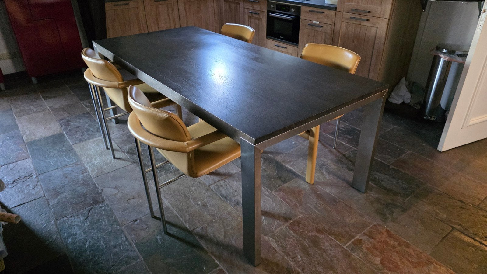 Bert Plantagie eettafel 220, Huis en Inrichting, Tafels | Eettafels, Ophalen, Eikenhout