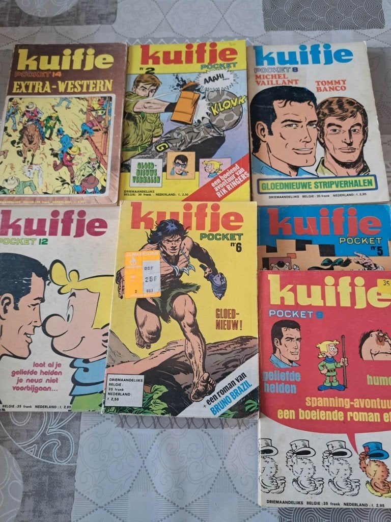 kuifje en ander stripgerelateerde pockets, Enlèvement ou Envoi, Comme neuf