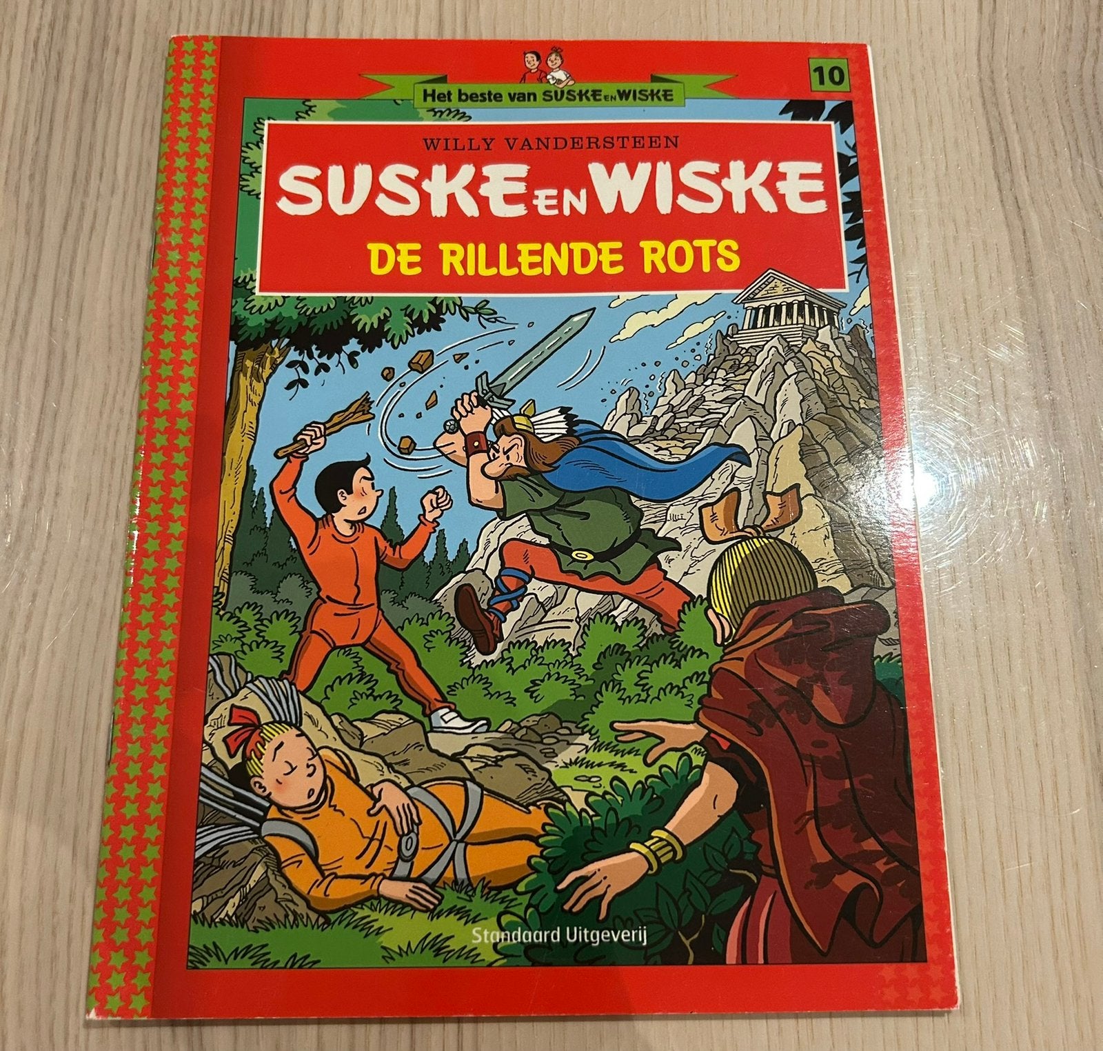 Suske en Wiske: De Rillende Rots, Enlèvement ou Envoi