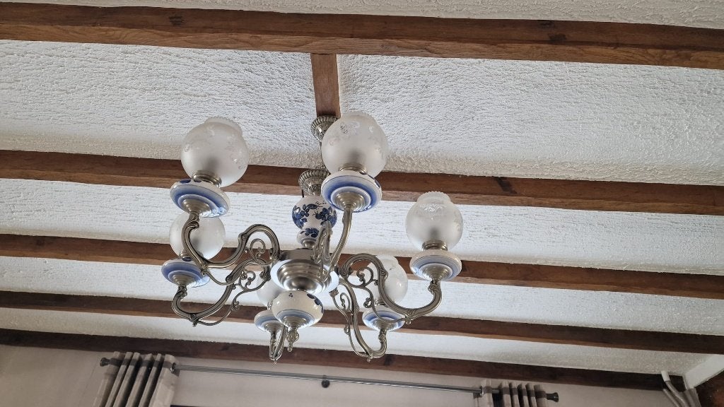 Luster / kroonluchter, Ophalen, Glas