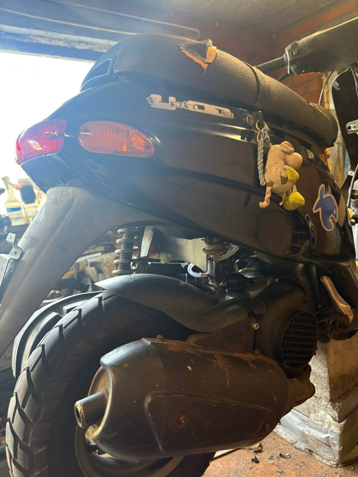 Piaggio Gilara Typhoon 125 sur châssis 50 cc, Enlèvement, Bloc