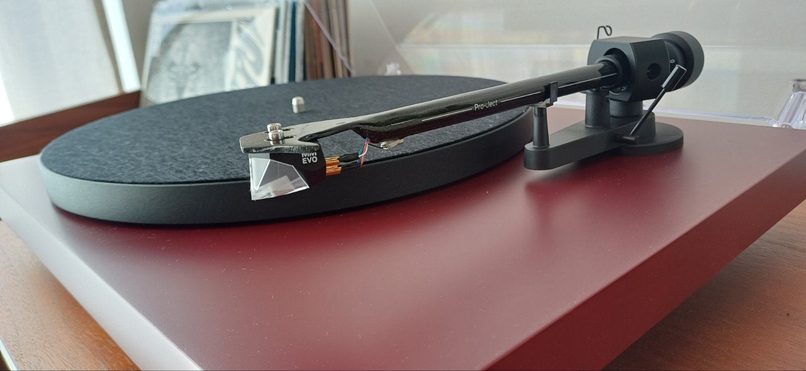 Pro-Ject Debut EVO 2 platenspeler, Audio, Tv en Foto, Ophalen, Zo goed als nieuw, Platenspeler, Overige merken