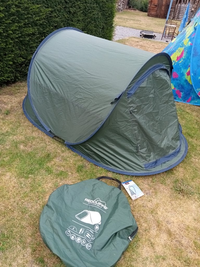 Pop op tent,tent, festivaltent, Caravanes & Camping, Enlèvement, Comme neuf