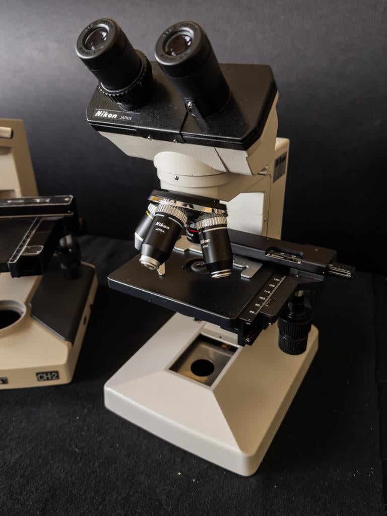 Te koop: Nikon SE microscoop, Ophalen, Gebruikt, 400x tot 1000x, Biologische microscoop