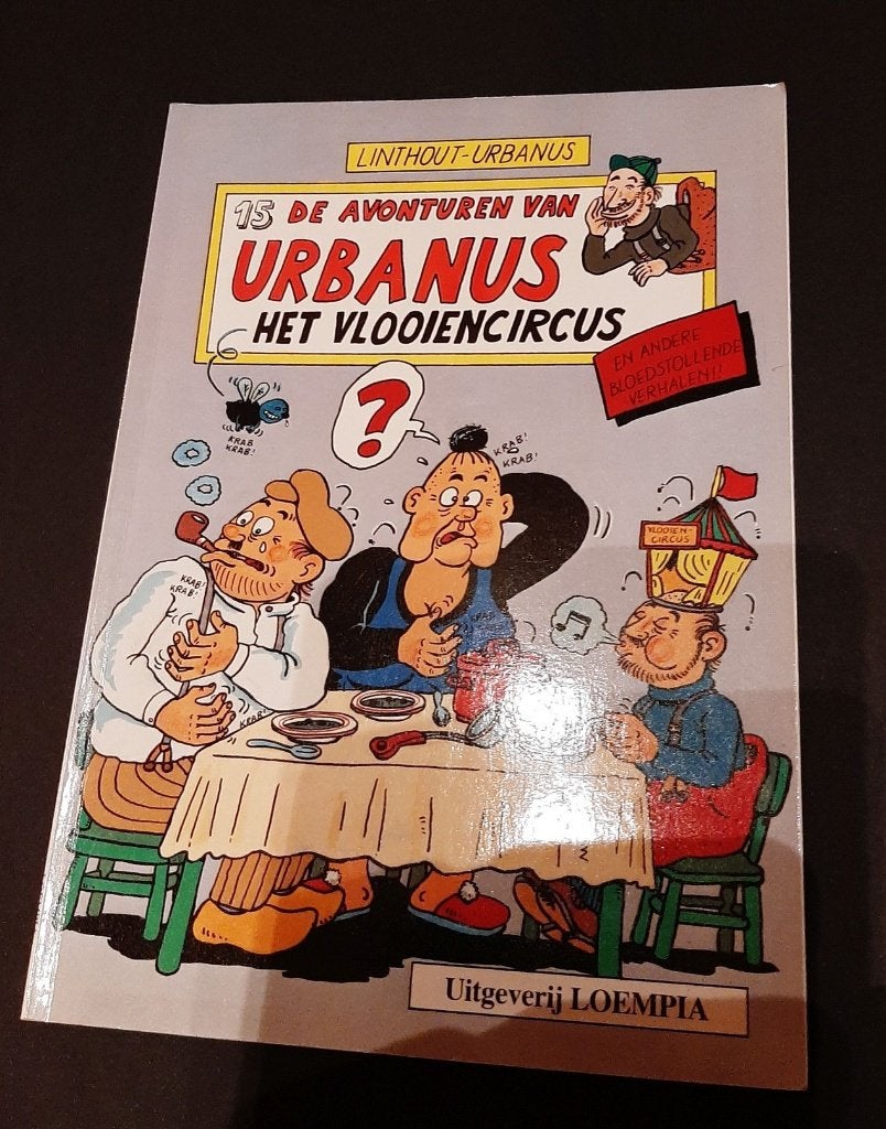 "De avonturen van Urbanus - Het Vlooiencircus", 1987, Une BD, Utilisé, Enlèvement ou Envoi, Linthout en Urbanus