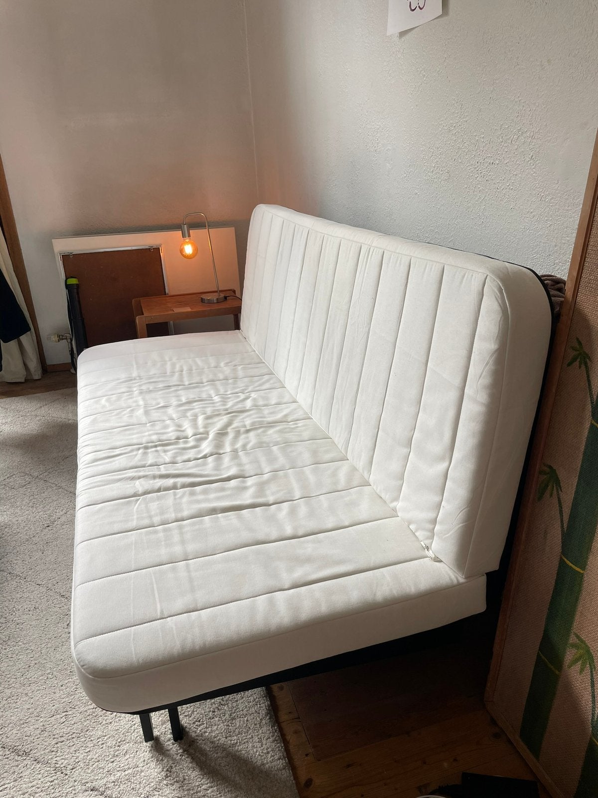 IKEA NYHAMN slaapbank met beige hoes, Ophalen, Gebruikt