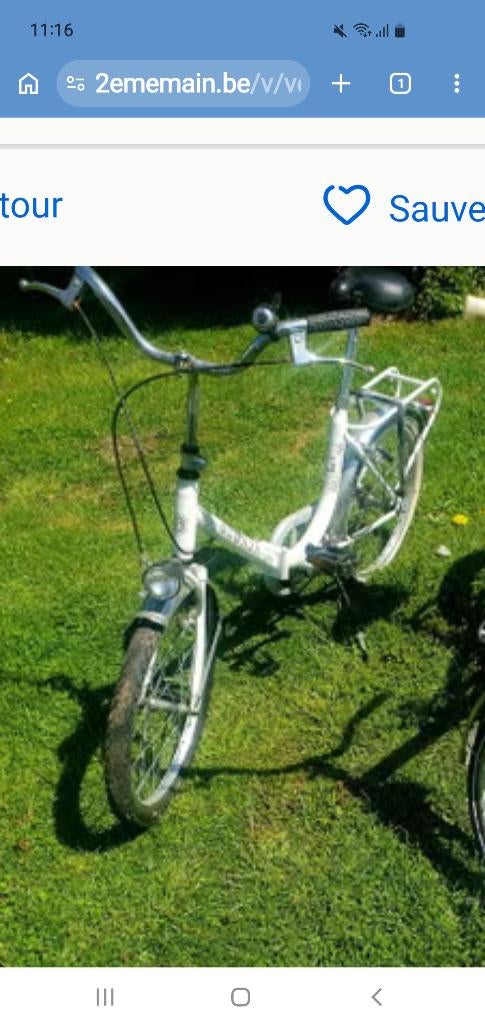 Velo pliable, Enlèvement
