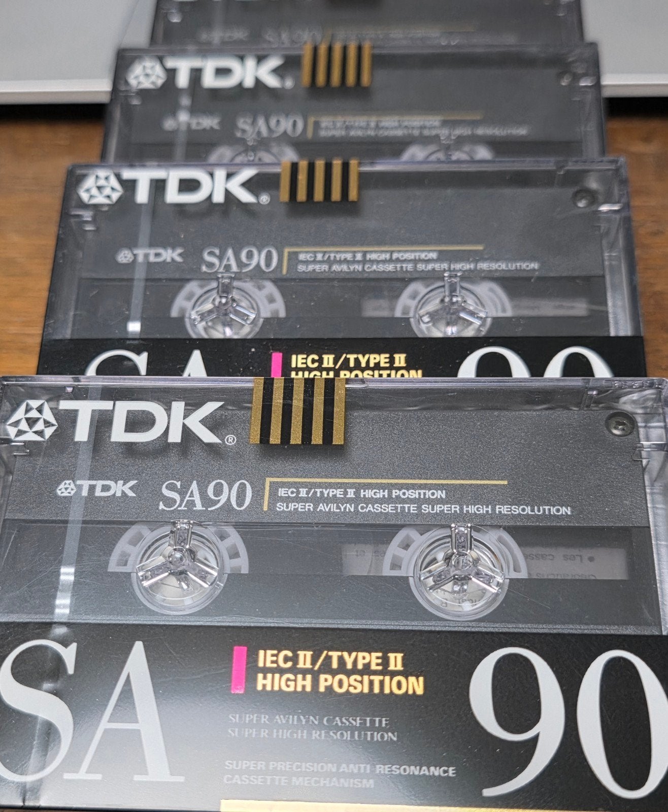 4 TDK cassettes SA90, Enlèvement ou Envoi