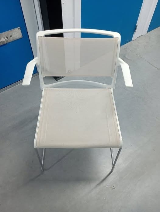 stoelen, Ophalen, Gebruikt, Grijs, Kunststof