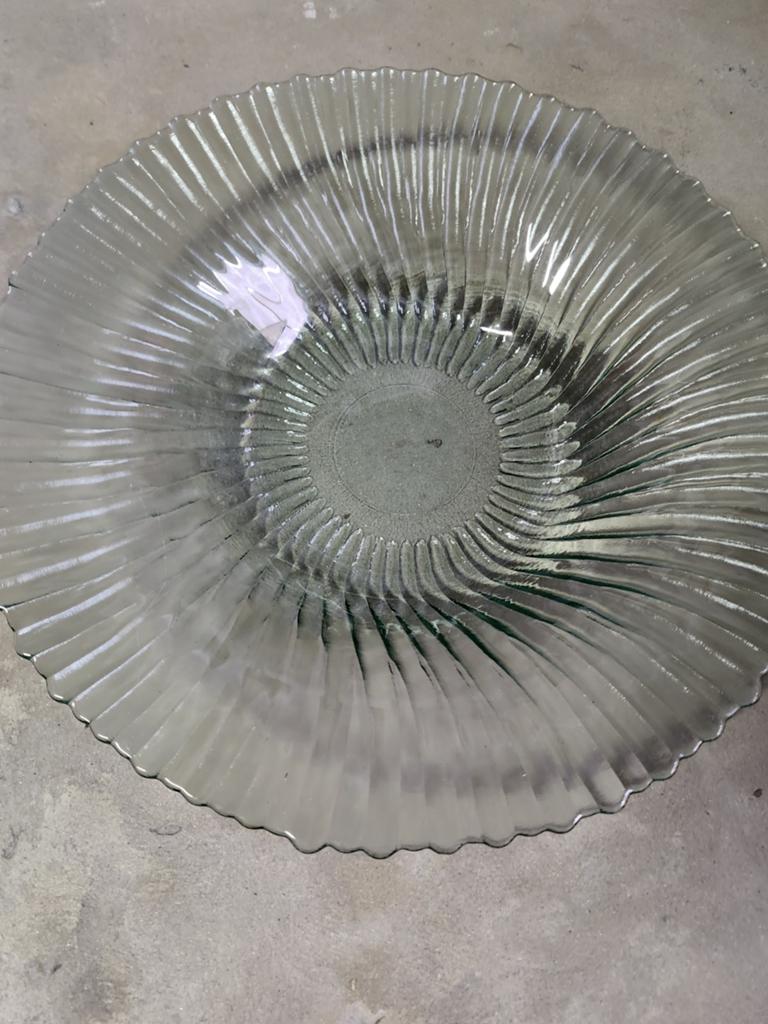 Assiette plateau en verre, Enlèvement ou Envoi