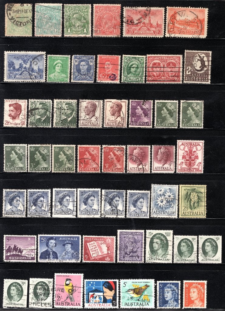 AUSTRALIA Lot zegels gestempeld, Postzegels en Munten, Postzegels | Oceanië, Verzenden, Gestempeld