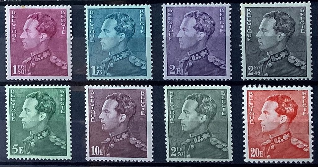 429-435. 1936. Postfris. Leopold III, Poortman. OBP: 190,00, Postzegels en Munten, Koninklijk huis, Orginele gom, Ophalen of Verzenden