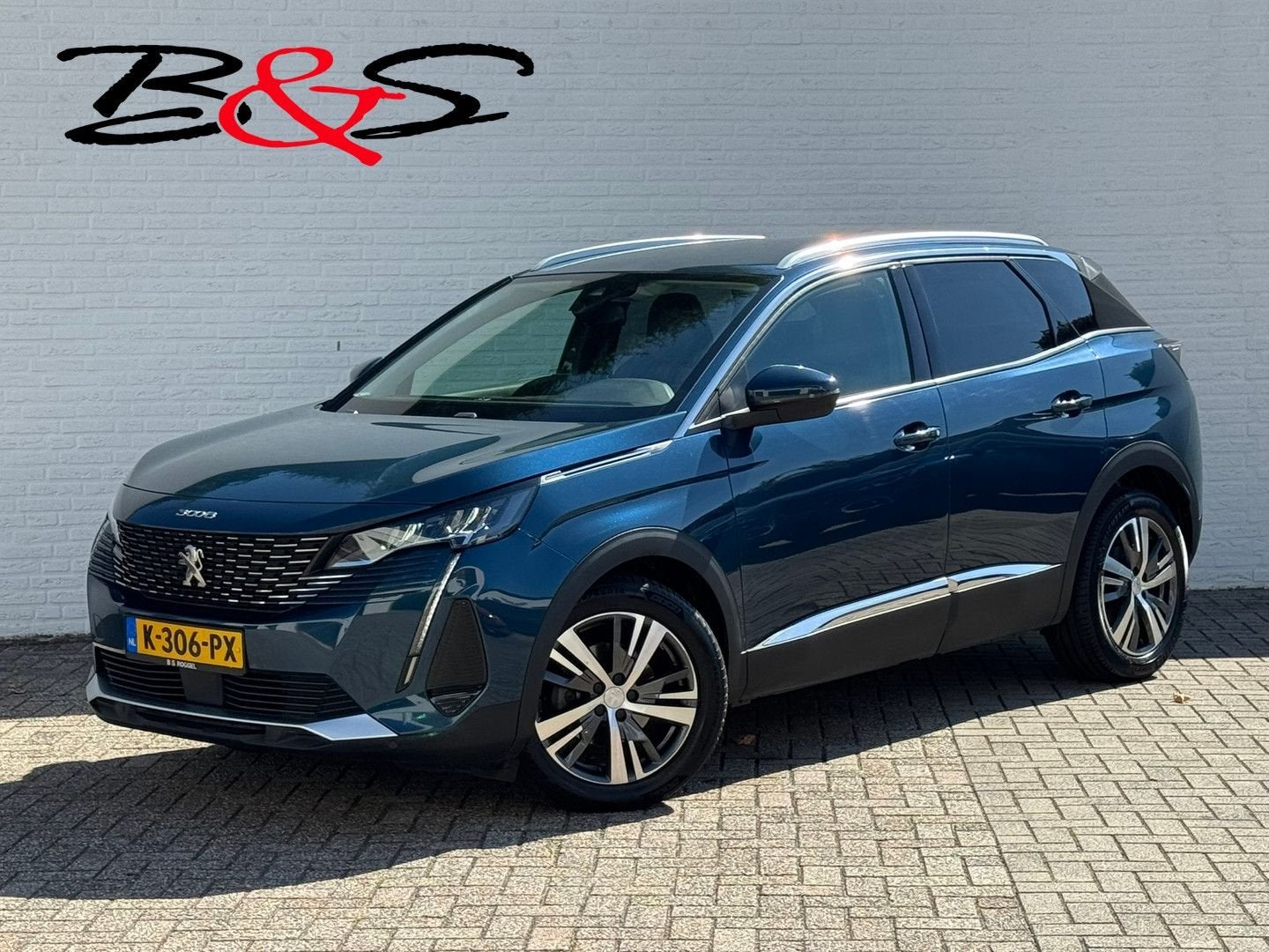 Peugeot 3008 1.2 PureTech Premium Automaat Trekhaak Cruise C, Auto's, Peugeot, Automaat, Zwart, Blauw, Navigatiesysteem