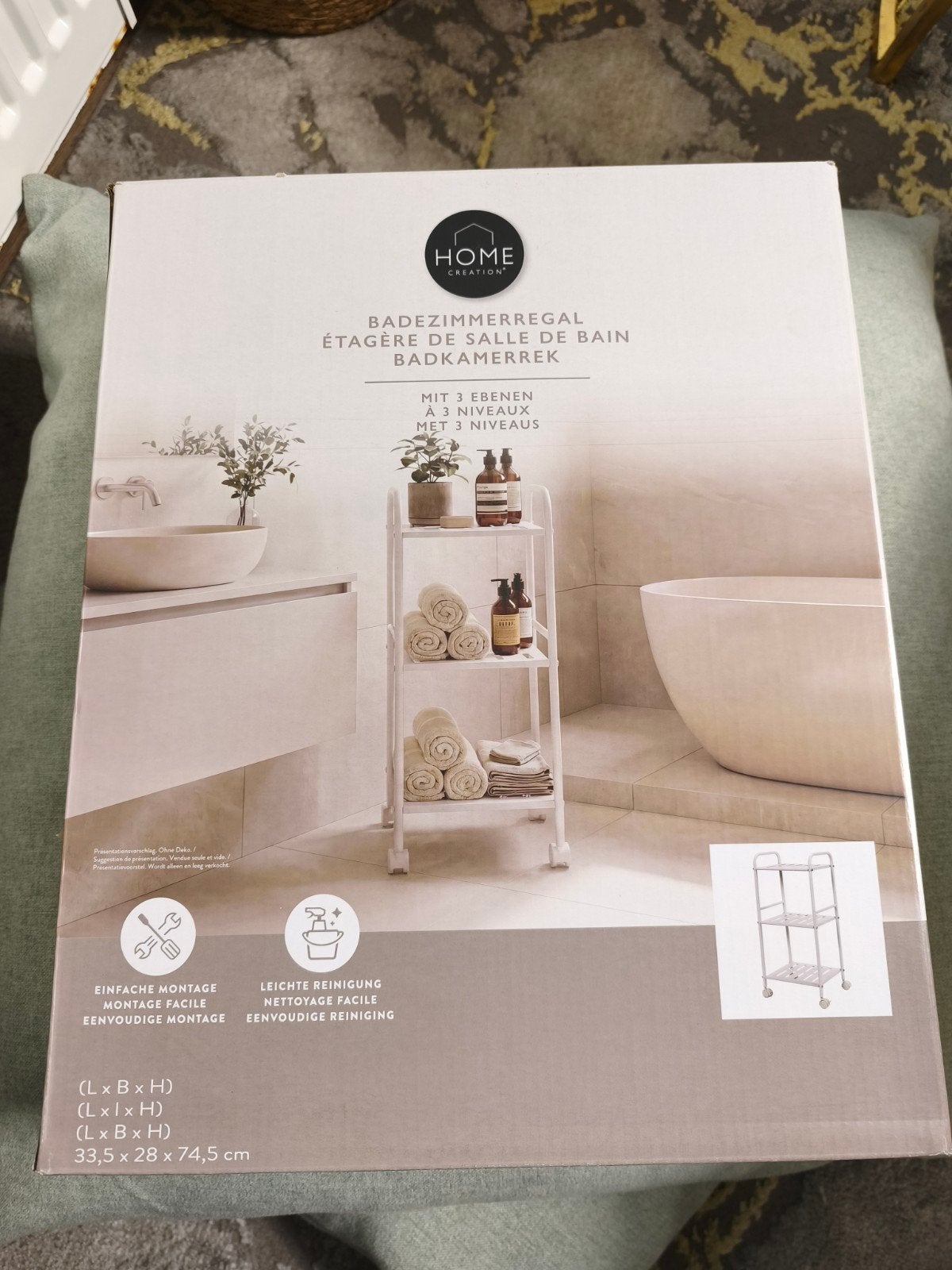étagère de rangement salle de bain et cuisine, Neuf, Enlèvement ou Envoi, Démontable, Étagère