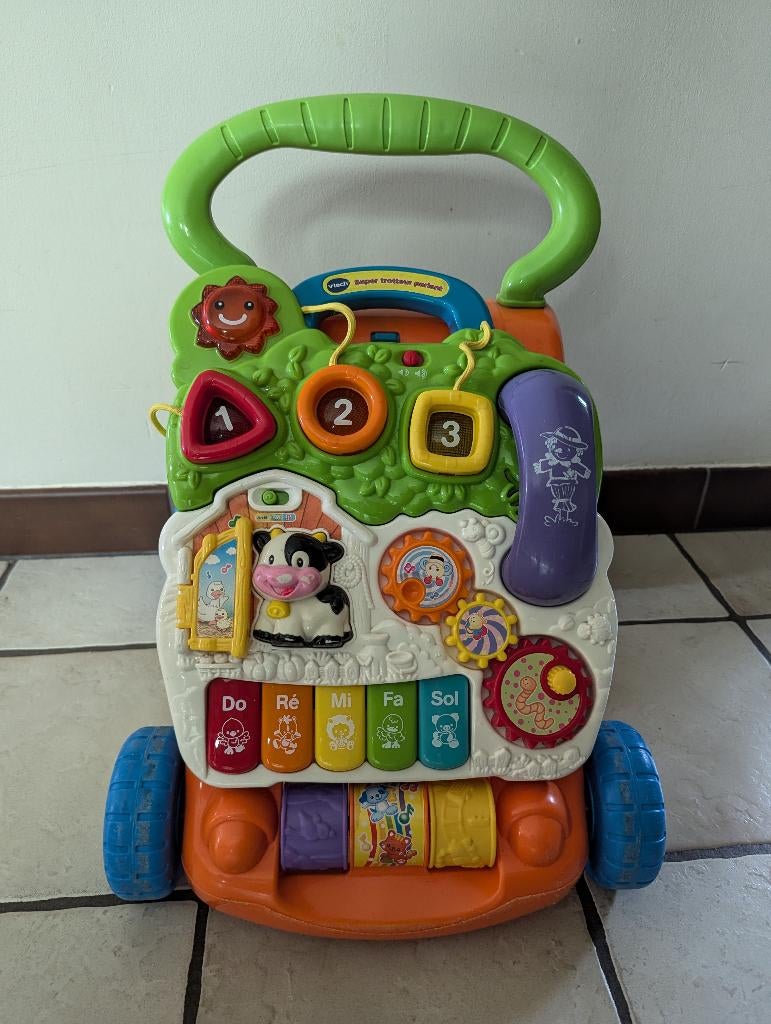 Vtech Super trotteur parlant 2 en 1 Orange, Ophalen, Gebruikt, 6 maanden tot 2 jaar