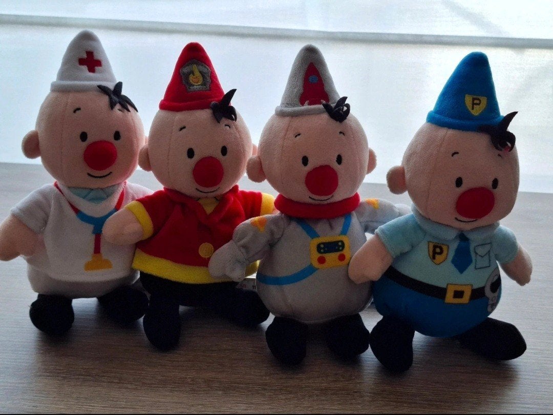 Bumba knuffels beroepen  -  Studio 100 - lot van 4, Enlèvement, Utilisé, Multicolore, Moyen (20 à 80 cm)