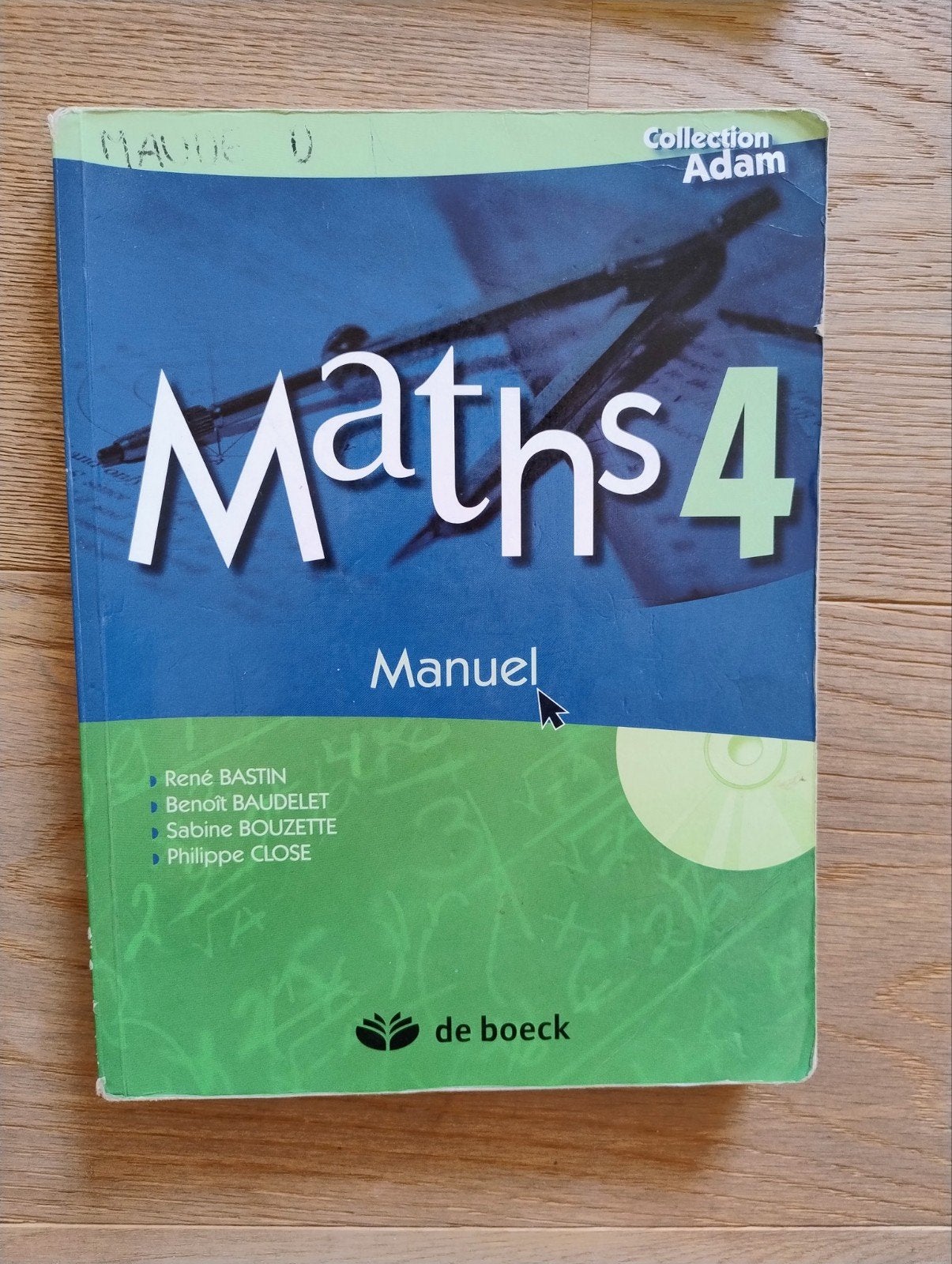 Manuel Maths 4ème secondaire, Livres, Enlèvement, Secondaire