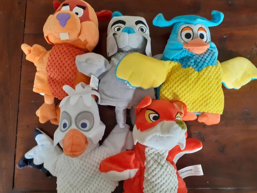 De Fabeltjeskrant handpoppen poppenkastpoppen volledige seri, Ophalen of Verzenden