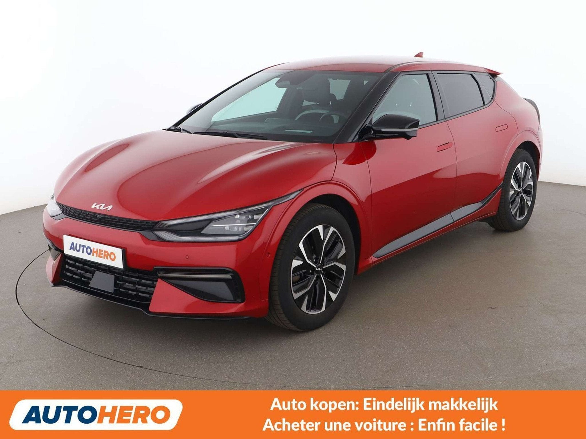 Kia Ev6 electric drive 168 kW GT Line 2WD (automatique), Autos, Kia, Rouge, Achat, Anti démarrage, Noir