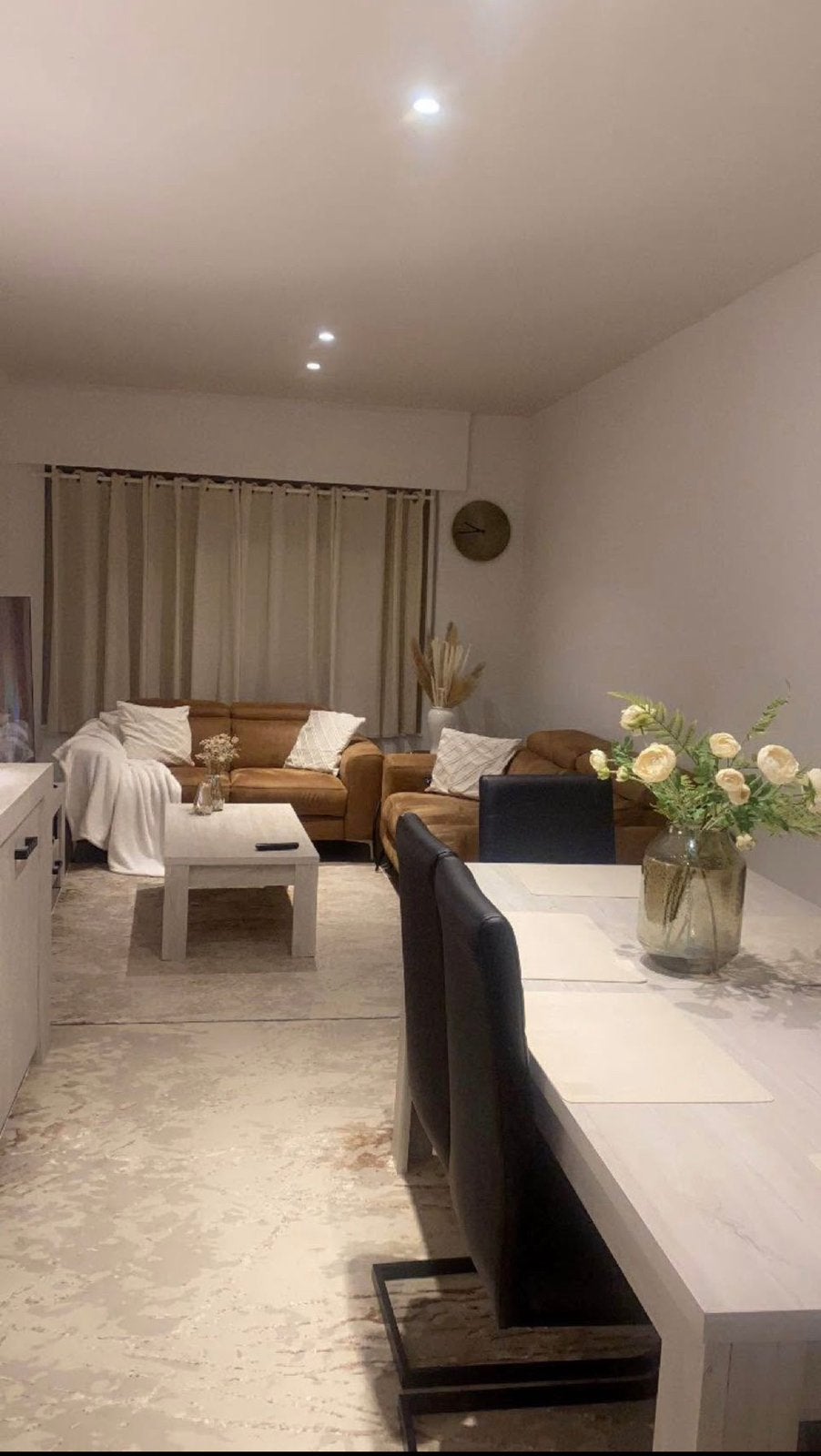 Salle à manger/ Eetkamer 250€, Enlèvement, Comme neuf, Weba, 4 à 6 chaises