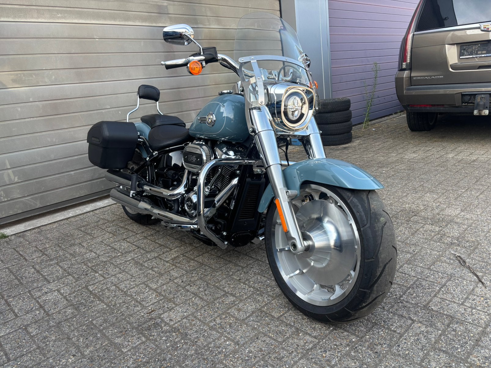 Fatboy 114, Motoren, Motoren | Harley-Davidson, 2 cilinders, Occasion, Bedrijf, Meer dan 35 kW