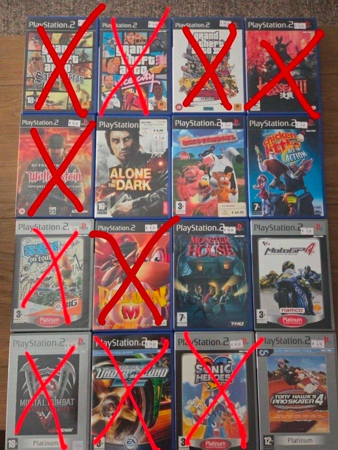 Playstation 2 games - zie beschrijving, Consoles de jeu & Jeux vidéo, Enlèvement ou Envoi