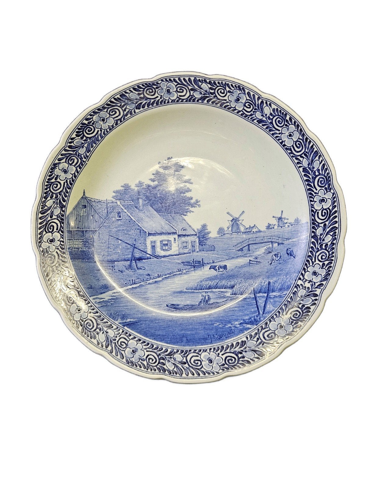 Delfts Blauw J Sonneville., Ophalen