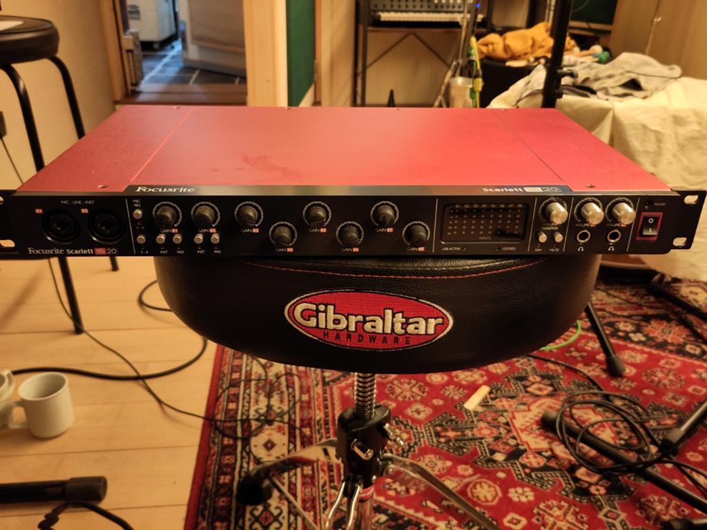 Focusrite Scarlett 18i20  1gen audio interface, Enlèvement