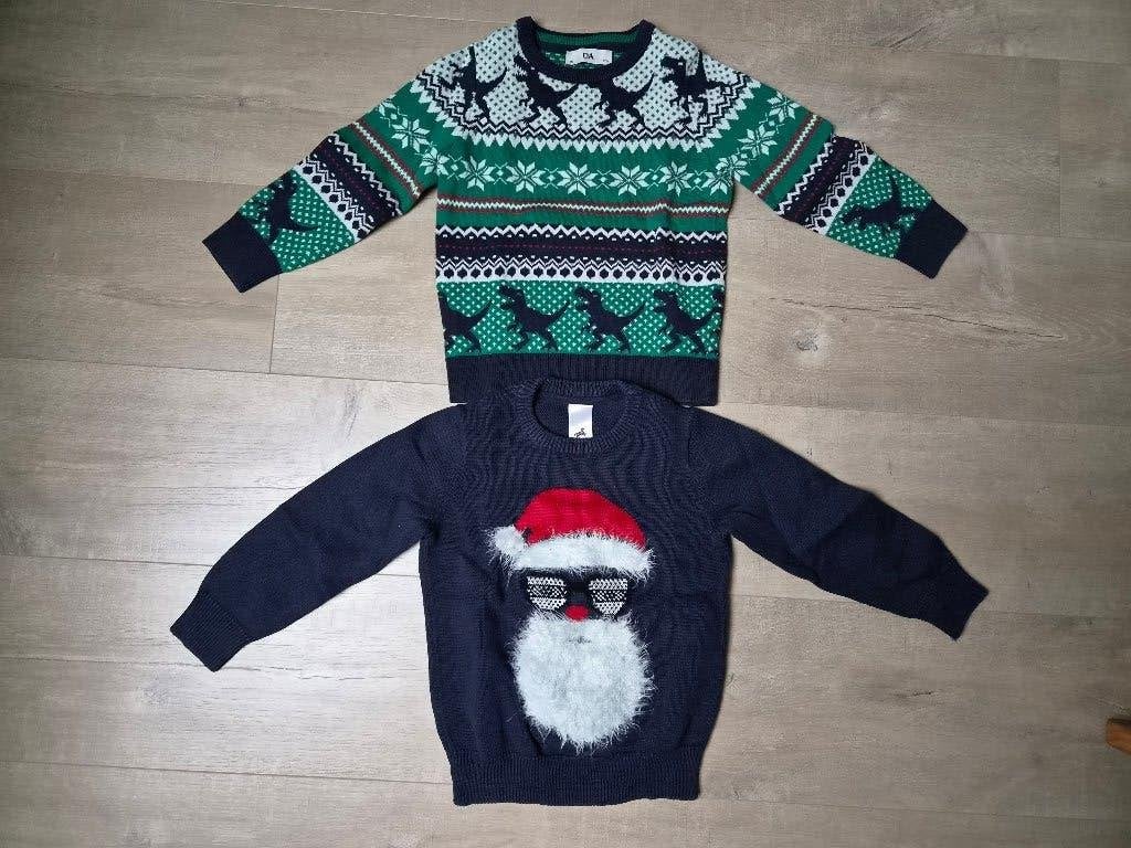 2x kersttrui C&A maat 110, Kinderen en Baby's, Ophalen, Gebruikt, C&A, Jongen of Meisje