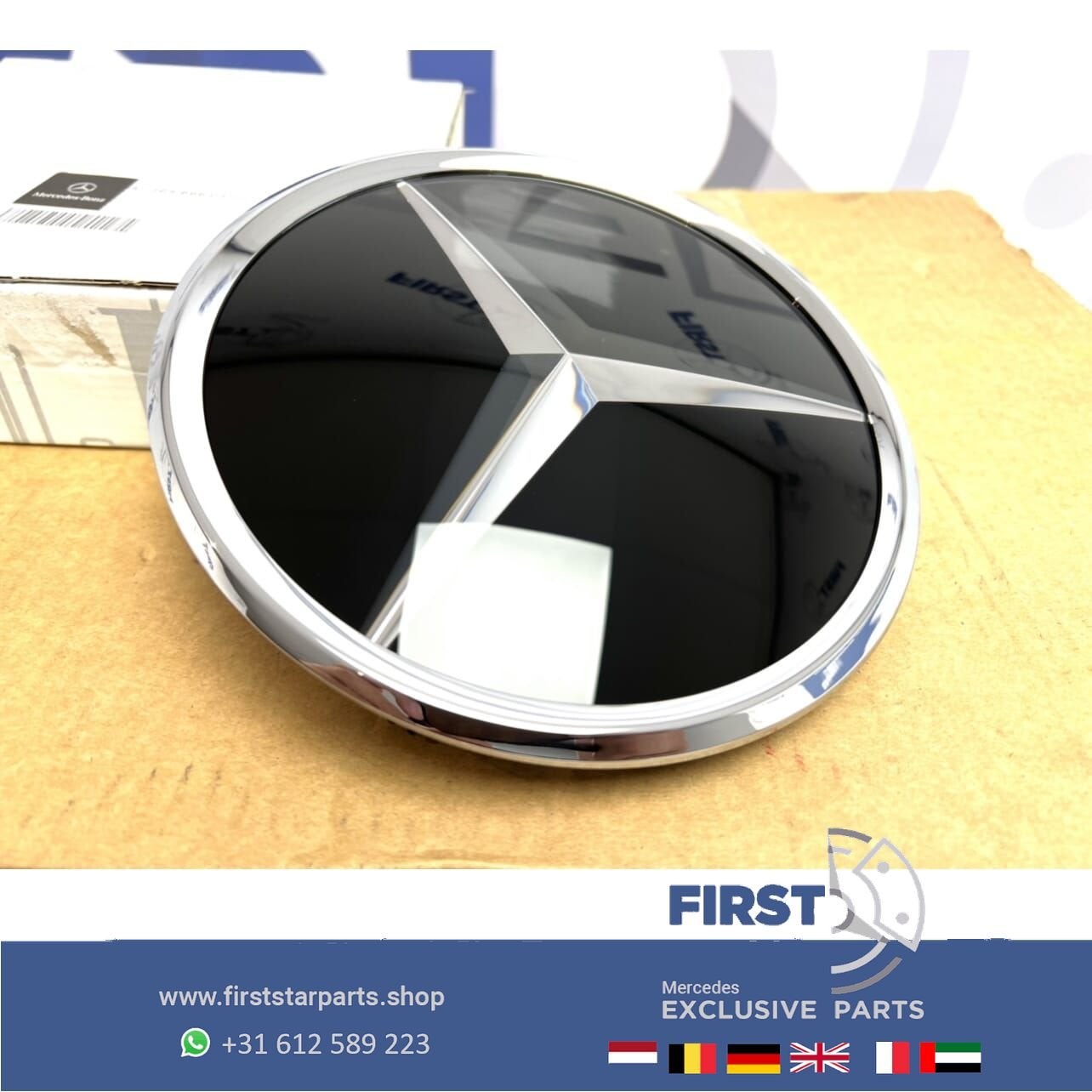 A1648880411 LOGO STER GLAS distronic Mercedes W176 W246 W117, Gebruikt, -, Ophalen of Verzenden, -