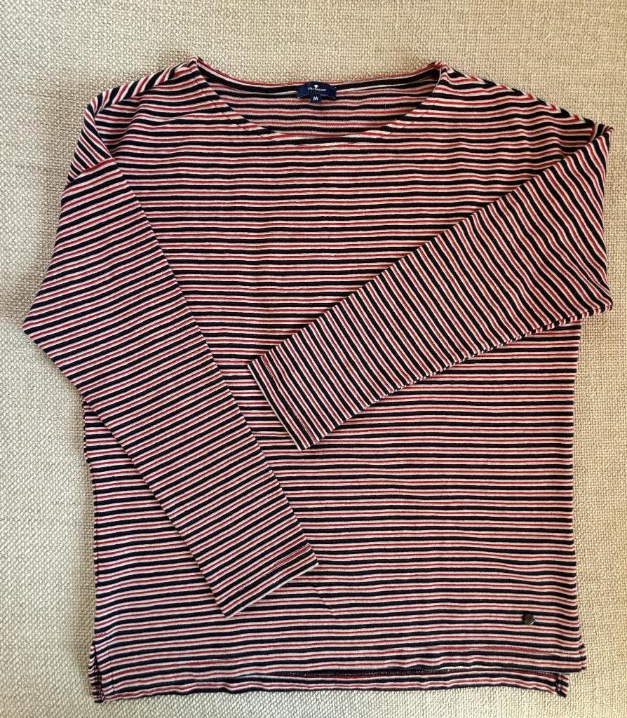 longsleeve 'Tom Tailor' (M), Kleding | Dames, T-shirts, Maat 38/40 (M), Blauw, Zo goed als nieuw, Lange mouw