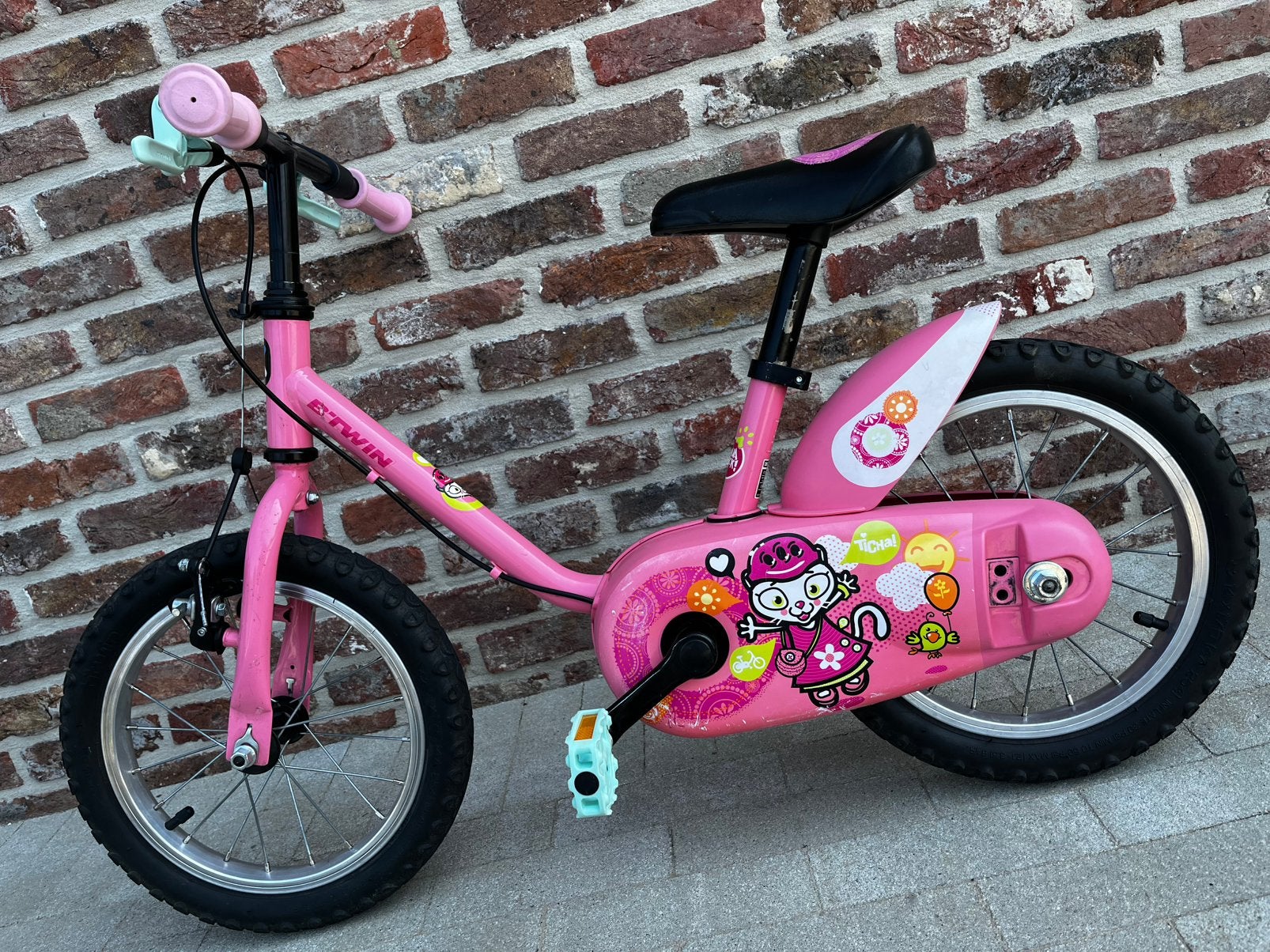 B-twin kinderfiets 12inch, Fietsen en Brommers, Ophalen, Zo goed als nieuw
