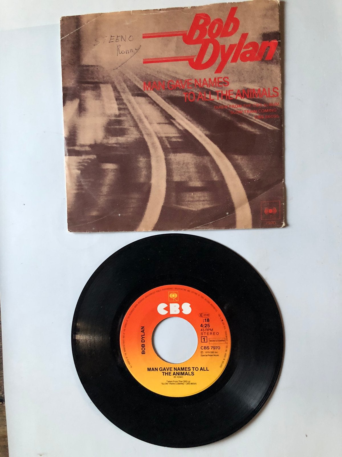 Bob Dylan: man gave names (1979), Verzenden, Zo goed als nieuw