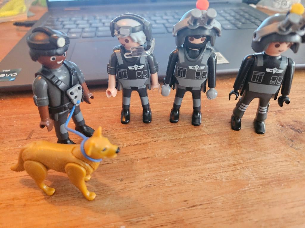 Playmobil Arrestatieteam met hond 5565, Kinderen en Baby's, Speelgoed | Playmobil, Ophalen of Verzenden, Zo goed als nieuw, City action