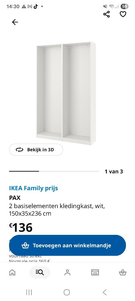 Opbergkast, 25 à 50 cm, Avec tablette(s), 100 à 150 cm, Enlèvement