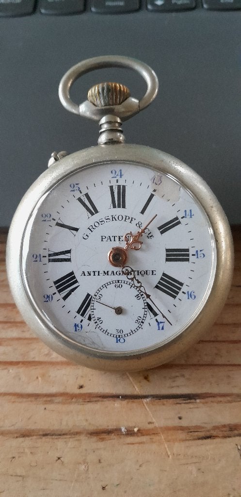 Werkend zakhorloge Georges . Rosskopf, Antiek en Kunst, Ophalen of Verzenden